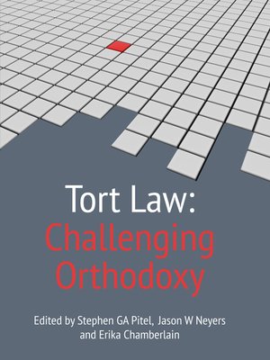 cover image of Tort Law